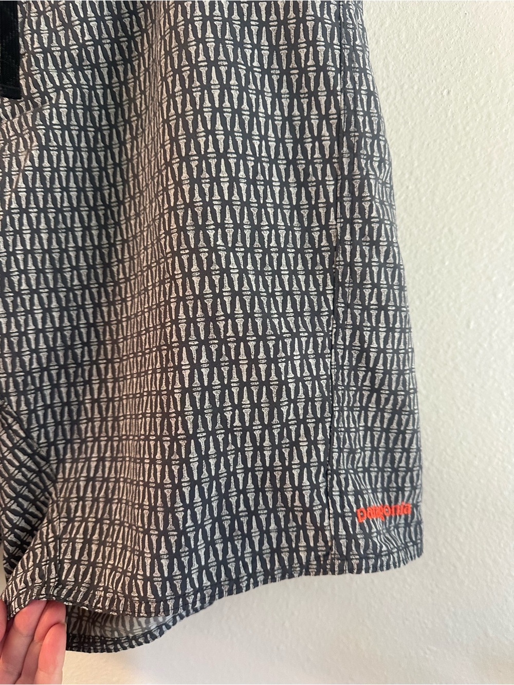 Patagonia Black & White Geometric Swim Board Shorts - Picture 5 of 5